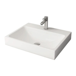 Bocchi Scala Tezgah Üstü Lavabo 60 cm Mat Beyaz 1077-002-0126 