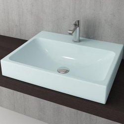 Bocchi Scala Tezgah Üstü Lavabo 60 cm Mat Buz Mavi 1077-029-0126 