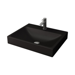 Bocchi Scala Tezgah Üstü Lavabo 60 cm Mat Siyah 1077-004-0126 