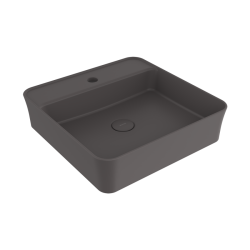 Bocchi Slim Line Kare Lavabo 45x45 cm Mat Antrasit - BOCCHI