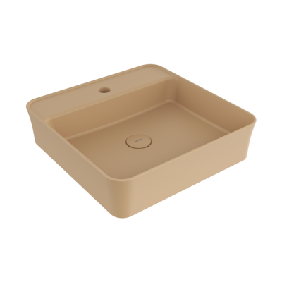 Bocchi Slim Line Kare Lavabo 45x45 cm Mat Kaşmir - 1