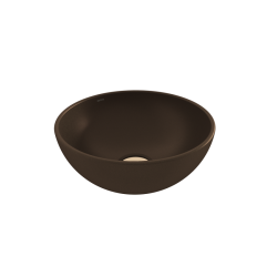 Bocchi Slim Line Vessel Yuvarlak Mini Lavabo 26 cm Mat Bronz - BOCCHI