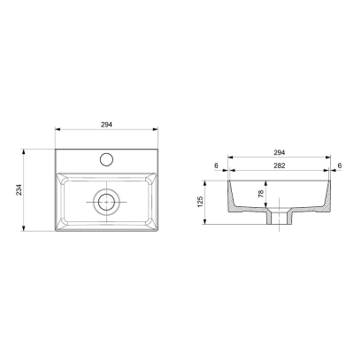 Bocchi Sottile Slim Line Batarya Banklı Lavabo 30 Cm Mat Antrasit 1470-020-0126 - 2