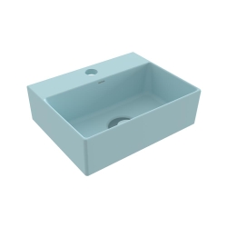 Bocchi Sottile Slim Line Batarya Banklı Lavabo 30 Cm Mat Buz Mavi 1470-029-0126 - 1