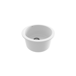 Bocchi Sotto 47 cm Mutfak Eviyesi Parlak Beyaz - BOCCHI