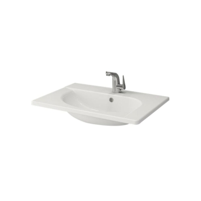 Bocchi Taormina Arch Etajerli Lavabo, 65 cm, Parlak Beyaz 1009-001-0126 - 1