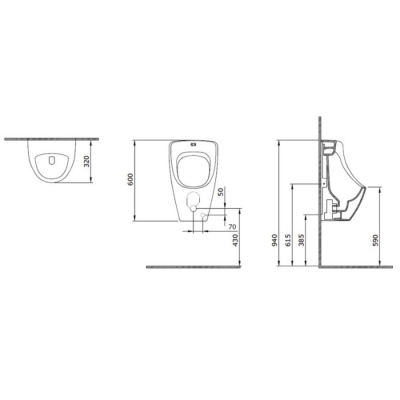 Bocchi Taormina Arch Fotoselli Elektrikli Pisuvar Parlak Bisküvi 1383-014-0134 - 2