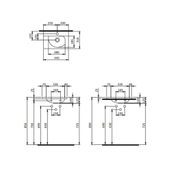 Bocchi Taormina Arch Lavabo 45 cm Mat Siyah 1015-004-0126 - 2