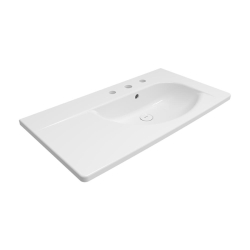 Bocchi Taormina Arch Lavabo Üç Armatür Delikli 86 cm Parlak Beyaz 1020-001-0127 