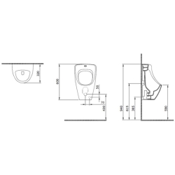 Bocchi Taormina ArchFotoselli Elektrikli Pisuvar Mat Beyaz 1383-002-0134 - 2