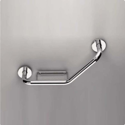 Bocchi Tutunma Barı Açılı Sabunluklu 455 mm Krom 3051 0005 - 2