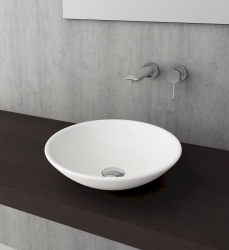 Bocchi Venezia Çanak Lavabo 40 cm Parlak Beyaz 1120-001-0125 - 2