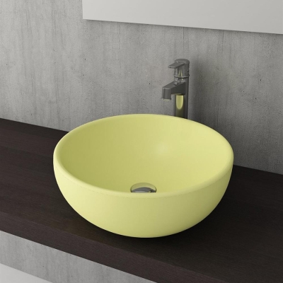 Bocchi Venezia Çanak Lavabo 45 cm Mat Sarı 1119-026-0125 - 2