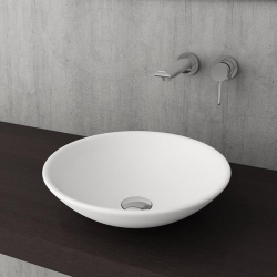 Bocchi Venezia Çanak Lavabo Mat Beyaz 40 cm 1120-002-0125 - 2