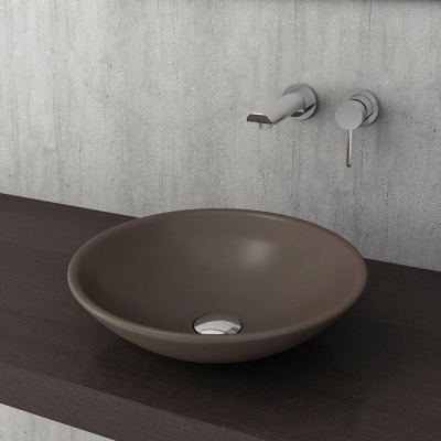 Bocchi Venezia Çanak Lavabo Mat Kahverengi 40 cm 1120-025-0125 - 2