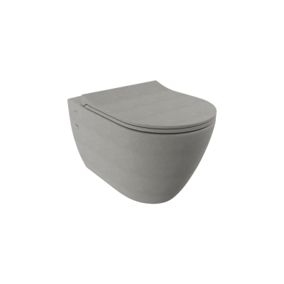 Bocchi Venezia Rimless Asma Klozet Mat Beton - 1