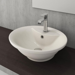 Bocchi Verona Çanak Lavabo 50 cm Parlak Bisküvi 1046-014-0126 - 2