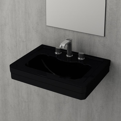 Bocchi Verona Lavabo 71 cm Mat Siyah 1040-004-0126 - 2