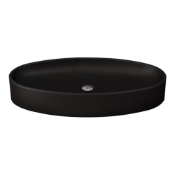 Bocchi Vessel Elips Çanak Lavabo 85 Cm Parlak Siyah 1014-005-0125 