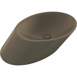 Bocchi Vessel Yatay Çanak Lavabo 72 cm, Mat Bronz - BOCCHI