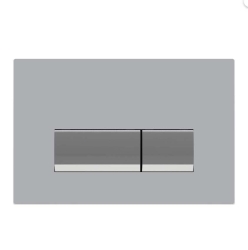 Bocchi Vivente Gömme Rezervuar Kumanda Paneli Metal Gri Cam 8200-0164 - BOCCHI