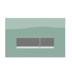 Bocchi Vivente Gömme Rezervuar Kumanda Paneli Metal Mint Yeşili Cam 8200-0167 - BOCCHI