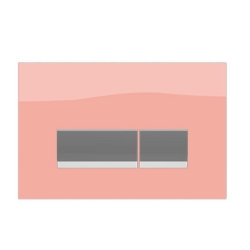 Bocchi Vivente Gömme Rezervuar Kumanda Paneli Metal Somon Cam 8200-0165 - BOCCHI