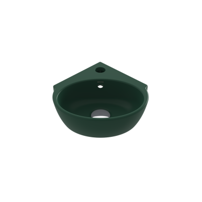 Bocci Taromina Arch Köşe Lavabo 30 cm Mat Yeşil - 1