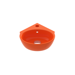 Bocci Taromina Arch Köşe Lavabo 30 cm Parlak Turuncu - BOCCHI
