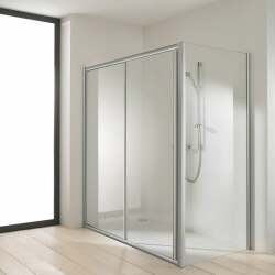 Classics Sürgülü Tek Kapılı İki Duvar Arası Cam Duşakabin - HÜPPE