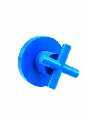 Creavit Aç-Kapa Ara Kesme Valfi 1/2” -1/2” Mavi - 1
