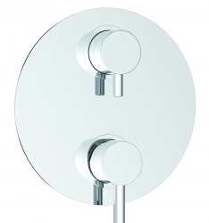 Creavit Ankastre Duş 3 Su Çıkışlı Sıva Üstü Yuvarlak - Creavit