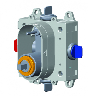 Creavit Ankastre Duş Armatürü Sıva Altı Çift Su Çıkış - 1