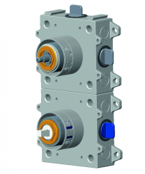 Creavit Ankastre Duş Çift Su Çıkışlı Sıva Üstü Kare - Creavit