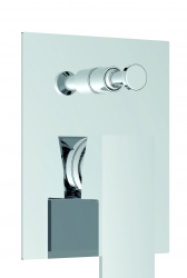 Creavit Ankastre Duş Çift Su Çıkışlı Sıva Üstü Kare - Creavit