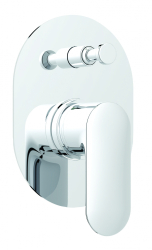 Creavit Ankastre Duş Çift Su Çıkışlı Sıva Üstü Ova - Creavit