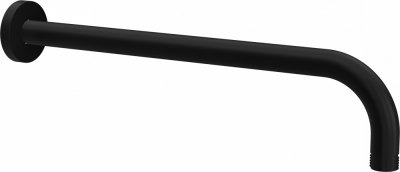 Creavit Ankastre Uzun Duş Dirseği Yatay Siyah Mat - 2
