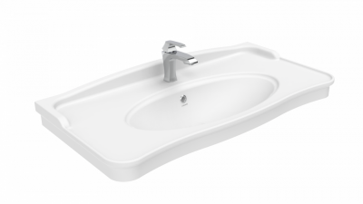 Creavit Antik Etajerli Lavabo 100 cm - 1