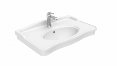 Creavit Antik Etajerli Lavabo 80 cm - 2