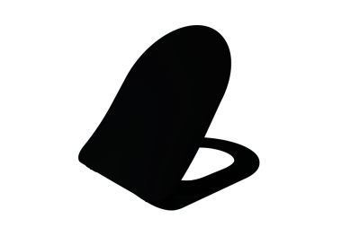 Creavit Duck Duroplast Yavaş Kapanan Siyah Mat Klozet Kapağı - 1