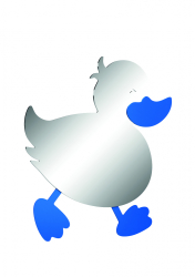 Creavit Ducky Büyük Ayna - Ördek Figürlü - Creavit