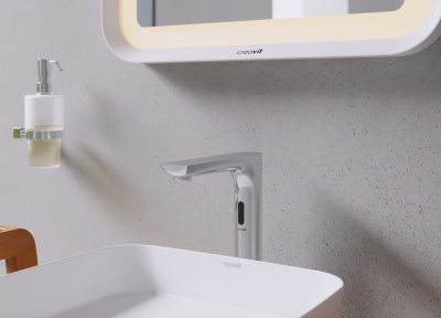Creavit Fotoselli Lavabo Armatürü Tek Su Girişli - 1