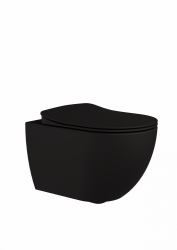 Creavit Free Asma Klozet - Mat Siyah - Creavit