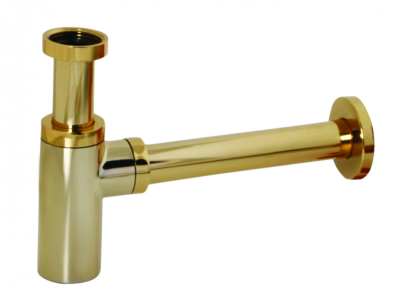 Creavit Lavabo Sifon 33 cm G1 1/4” Altın - 1