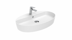 Creavit Loop Oval Çanak Lavabo 40x70 cm - 2