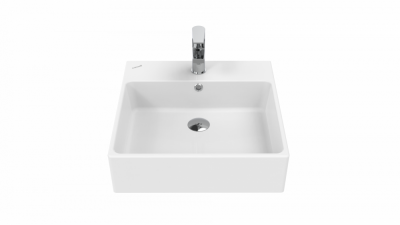 Creavit Next Tezgah Üzeri Kare Lavabo 50 cm - 1