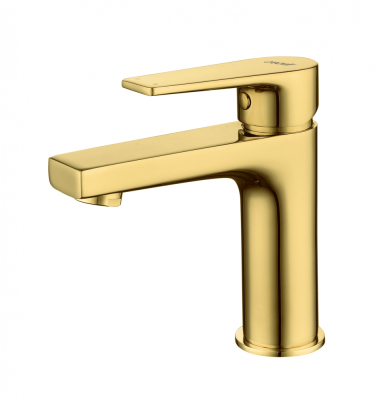 Creavit Sharp Lavabo Armatürü - Altın - 1