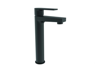 Creavit Sharp Uzun Lavabo Armatürü - Siyah - 1
