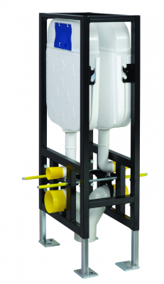Creavit Sırt Sırta Yere Hızlı Montaj Fotoselli Gömme Rezervuar Uygulamalı Set - Elektrikli Hızlı Montaj 3-6 L Gövde - 1