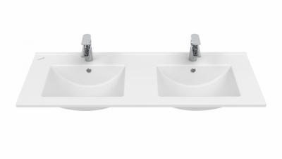 Creavit Su Etajerli Çiftli Lavabo 121 cm - 1